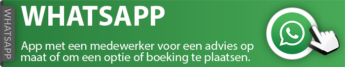 App met een medewerker voor een advies op maat of om de optie of boeking te plaatsen